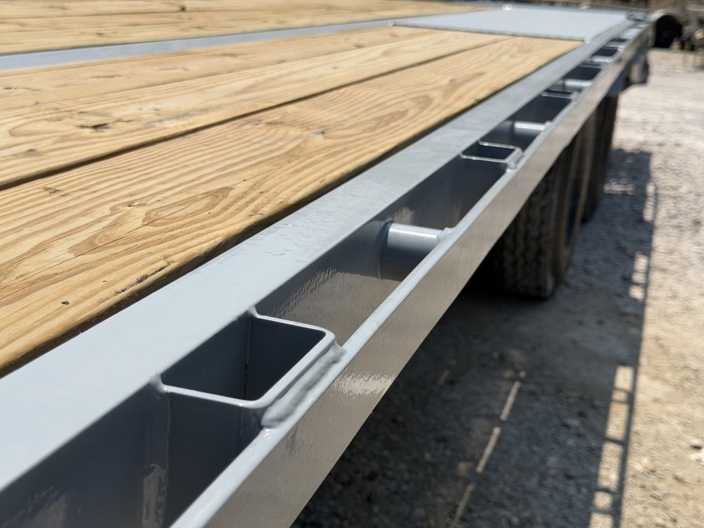 2026 RawMaxx 102X25' FDX MAXX RAMPS 24K GVWR 12K HYDRUALIC DISC BRAKE AXLES W/ 14PLY TIRES Flatbed T