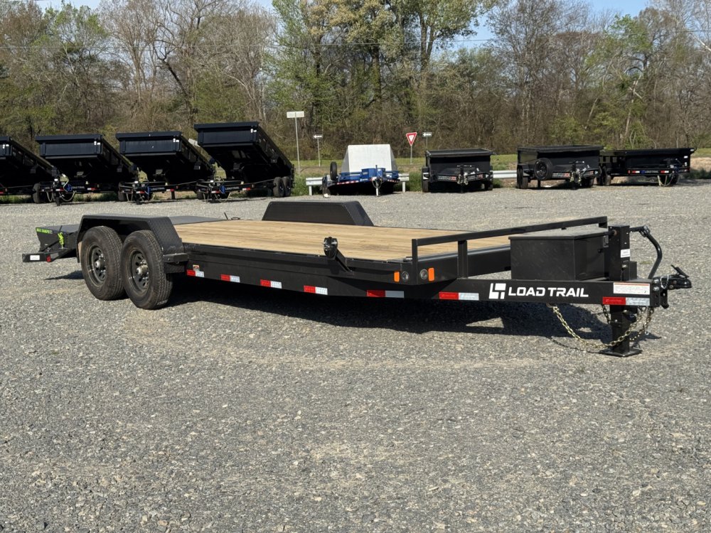 2026 Load Trail 83X22 CH Equipment Trailer W/ MAX RAMPS, 10 PLY TIRES, REMOVEABLE FENDERS, TOOL BOX,