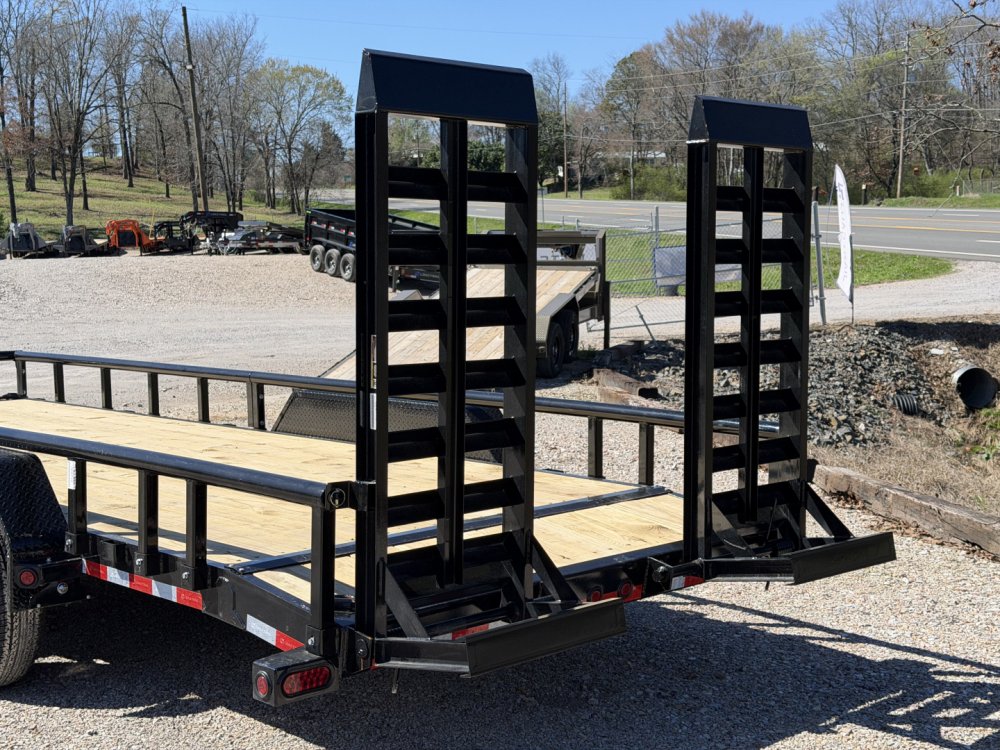 2026 Load Trail 83X22 CS 14K GVWR PIPE TOP STANDUP RAMPS Equipment Trailer