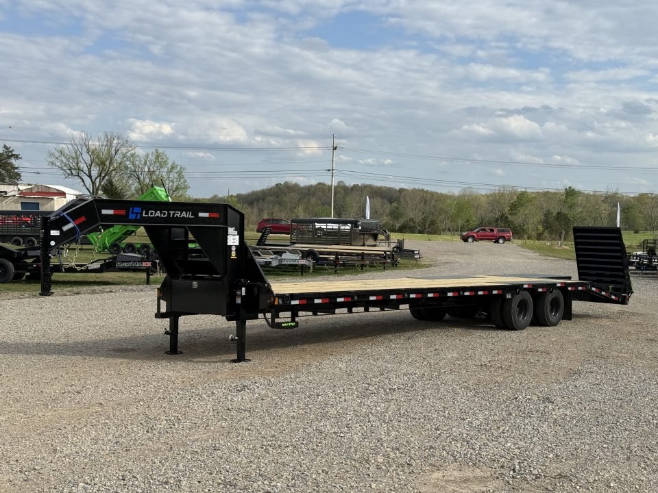 2026 Load Trail GP 102X36 Flatbed Trailer / 14 PLY TIRES / MAX RAMPS / UNDER FRAME BRIDGE / PIPE BRI