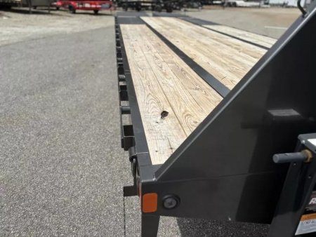 2027 LOAD TRAIL GP 102X30 GOOSENECK W/14 PLYS AND MAX RAMPS 25.9K GVWR FLATBED TRAILER