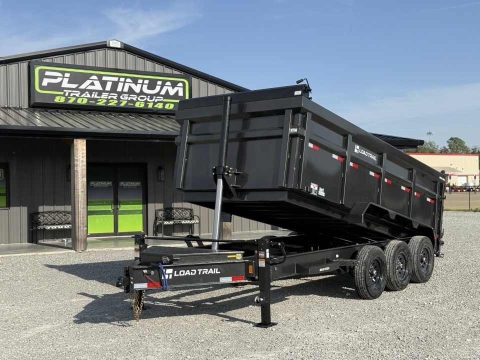 2026 Load Trail DL 83X16X4 HIGH SIDE TELESCOPIC W/7 GAUGE FLOOR AND 14 PLY TIRES 21K GVWR Dump Trail