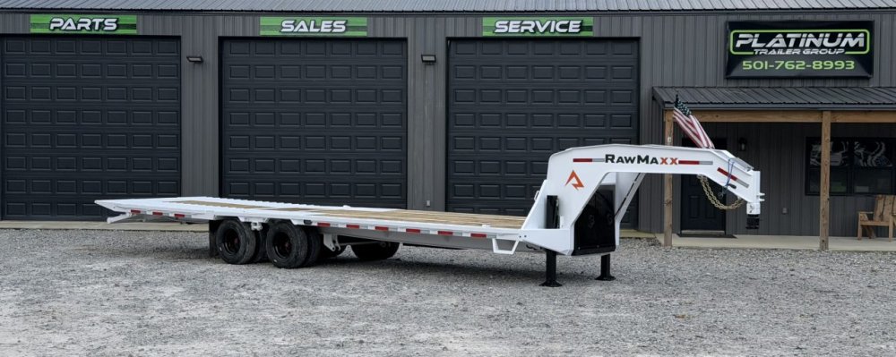2026 RawMaxx HTX 102X32 40K GVWR 11' HYDRUALIC DOVETAIL 16K HYDRAULIC DISC BRAKES WIRELESS REMOTE Fl