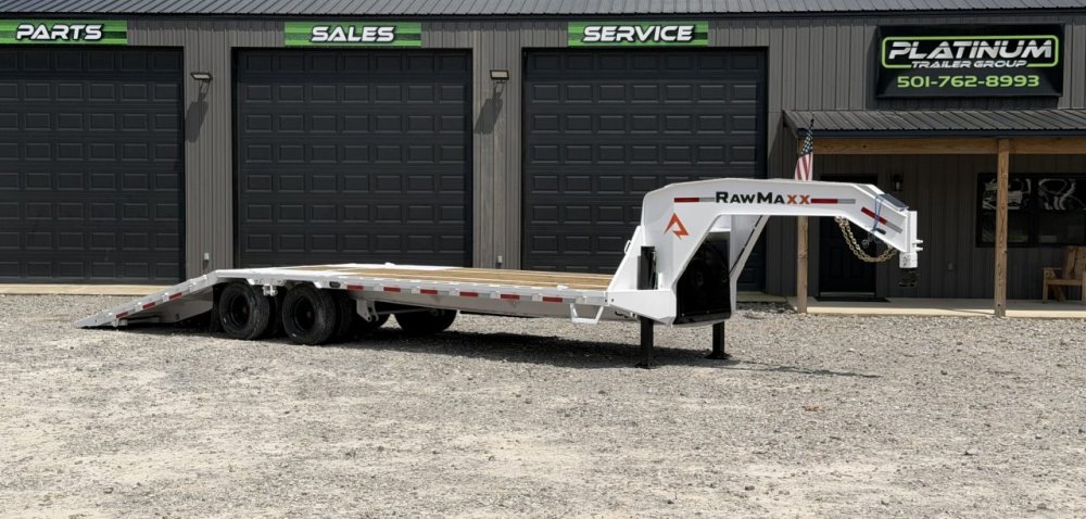 2026 RawMaxx HTX 102X32 40K GVWR 11' HYDRUALIC DOVETAIL 16K HYDRAULIC DISC BRAKES WIRELESS REMOTE Fl