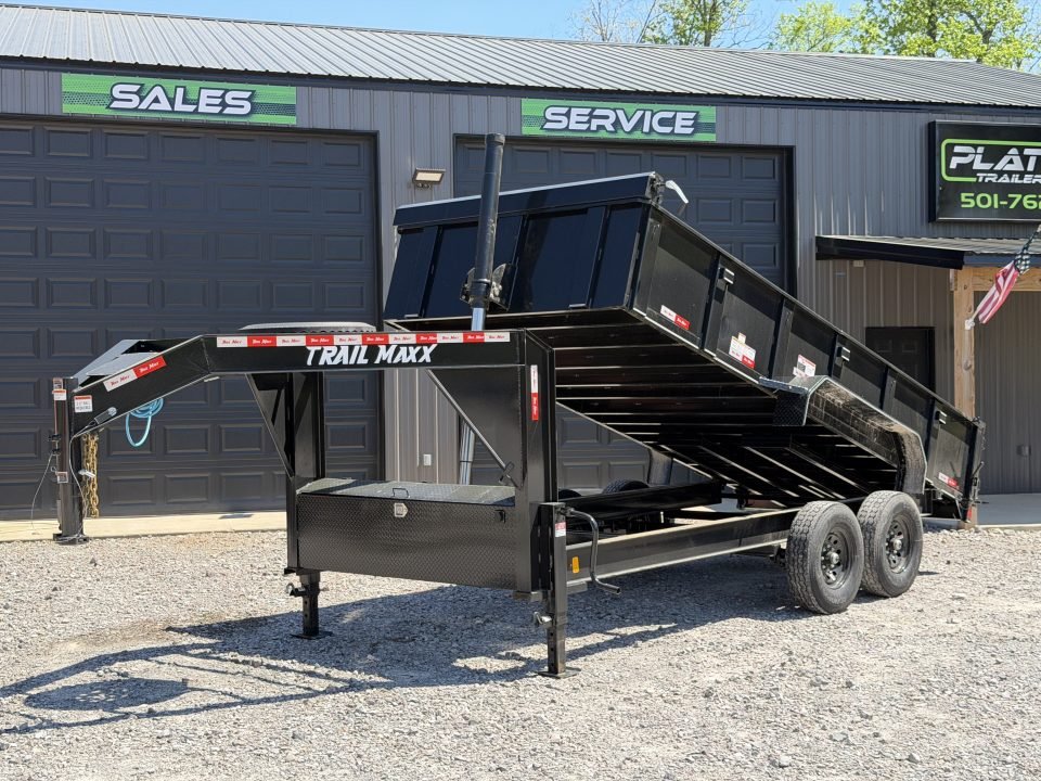 2026 Trail Maxx 83X16 14K GVWR GOOSENECK Dump Trailer