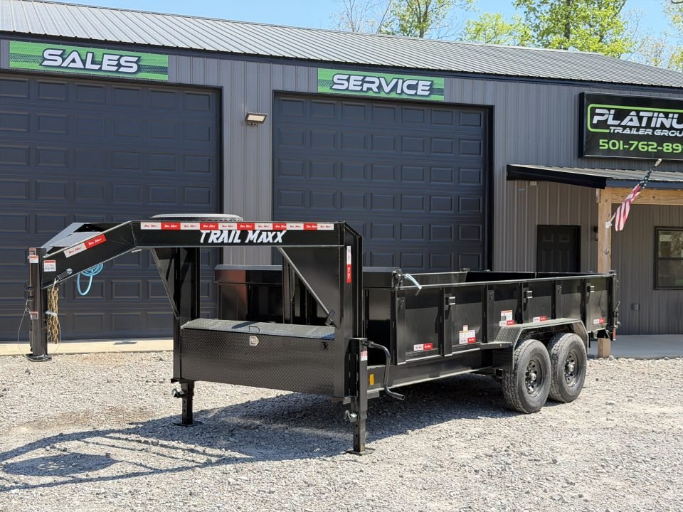 2026 Trail Maxx 83X16 14K GVWR GOOSENECK Dump Trailer