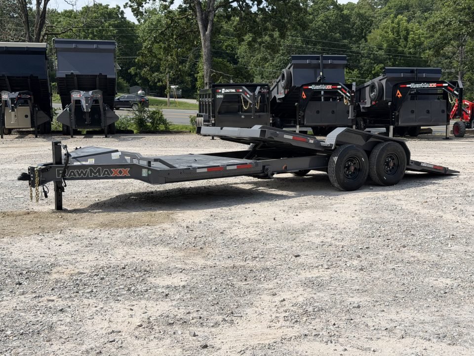 2026 RawMaxx G7X 83X22 16K 14PLY 8K AXLES Tilt Trailer
