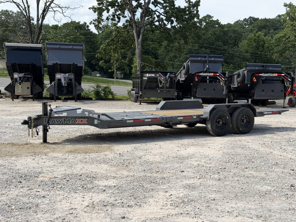2026 RawMaxx G7X 83X22 16K 14PLY 8K AXLES Tilt Trailer