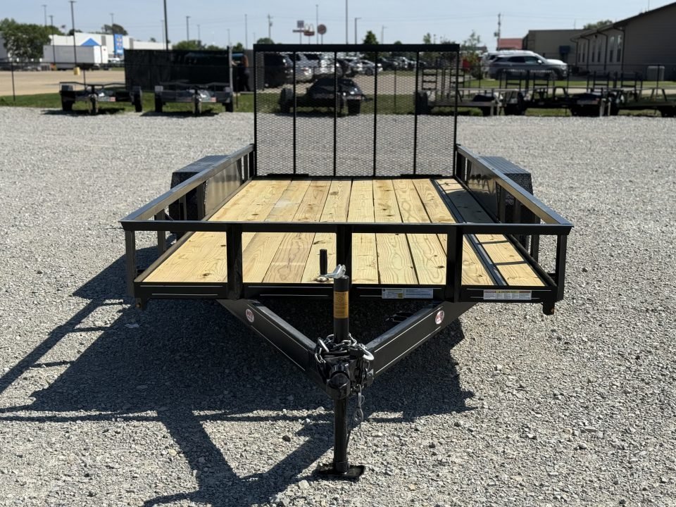 2027 MEB 77X16 TA / ELECTRIC BRAKE AXLE / 4FT RAMP / 6.9K GVWR Utility Trailer