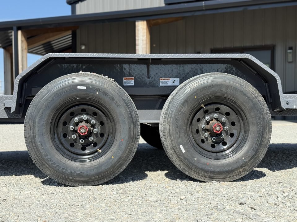2026 RawMaxx G7X TILT 83X20, 14 PLY TIRES, AND RHINO LINED FENDERS 16K GVWR Tilt Trailer
