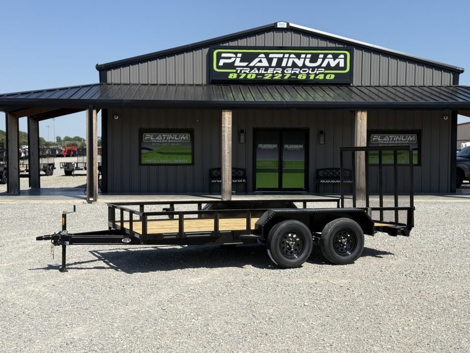 2027 MEB 77X14 TA / ELECTRIC BRAKE AXLE / 4FT FOLDING GATE / 6.9K GVWR Utility Trailer