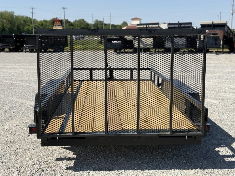 2027 MEB 77X14 TA / ELECTRIC BRAKE AXLE / 4FT FOLDING GATE / 6.9K GVWR Utility Trailer