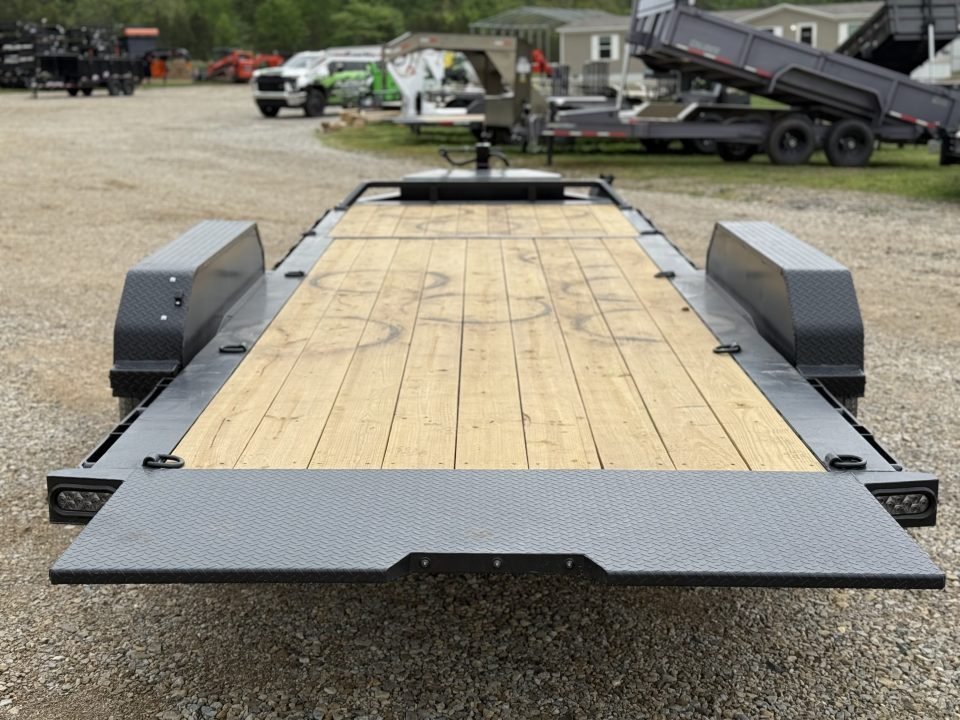 2026 OrangeX by RawMaxx 83X22 / ENGINEERED I-BEAM FRAME / LOCKING TOOLBOX / 14K GVWR Tilt Trailer