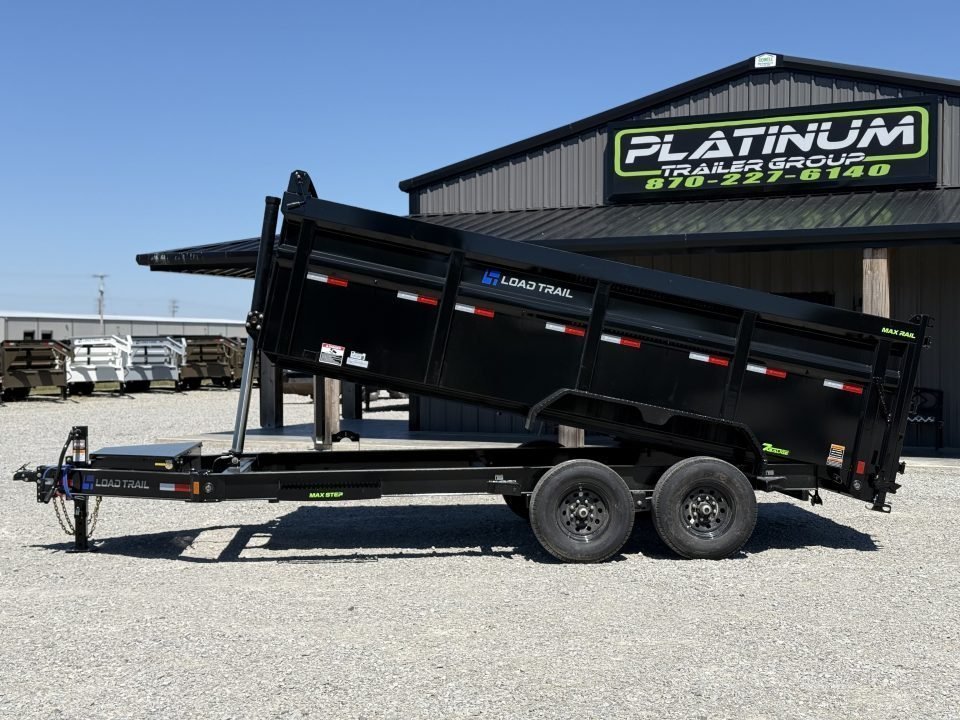 2027 Load Trail DL 83X16X4 HIGH SIDE TELESCOPIC 7 GAUGE W/14 PLY TIRES 14K GVWR Dump Trailer