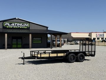 2027 MEB 77X16 TA / ELECTRIC BRAKE AXLE / 4FT RAMP / 6.9K GVWR Utility Trailer