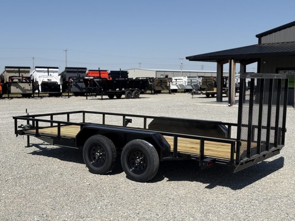 2027 MEB 77X16 TA / ELECTRIC BRAKE AXLE / 4FT RAMP / 6.9K GVWR Utility Trailer