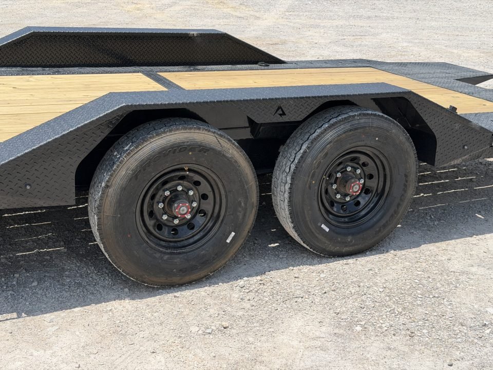 2026 RawMaxx GTX 102x24 16K GVWR GOOSENECK PARTIAL Tilt Trailer