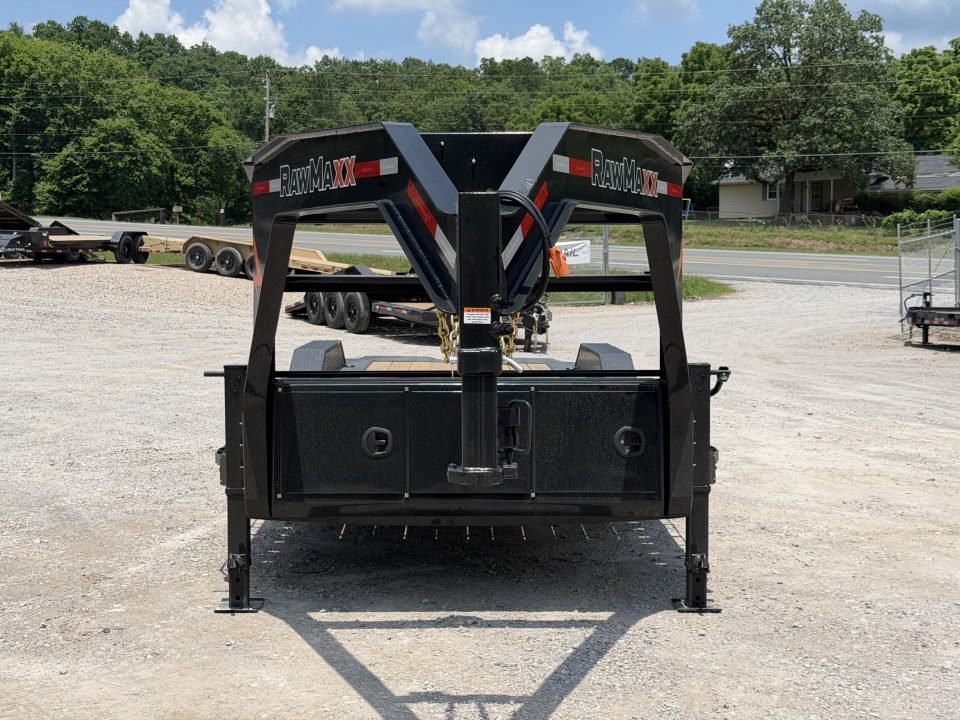 2026 RawMaxx GTX 102x24 16K GVWR GOOSENECK PARTIAL Tilt Trailer