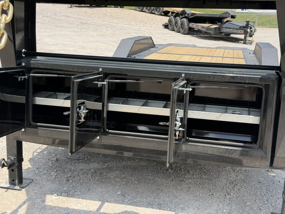 2026 RawMaxx GTX 102x24 16K GVWR GOOSENECK PARTIAL Tilt Trailer