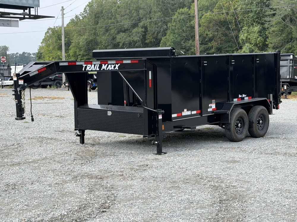 2026 Trail Maxx 83X14 14K GVWR GOOSENECK Dump Trailer
