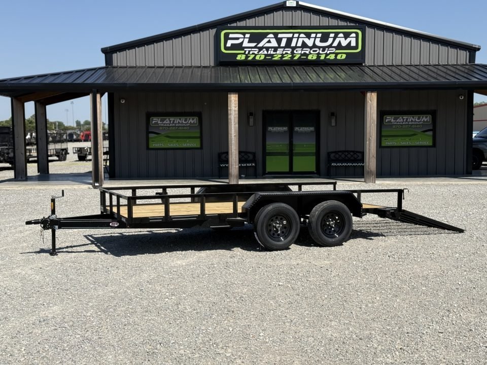 2027 MEB 77X14 TA / ELECTRIC BRAKE AXLE / 4FT FOLDING GATE / 6.9K GVWR Utility Trailer