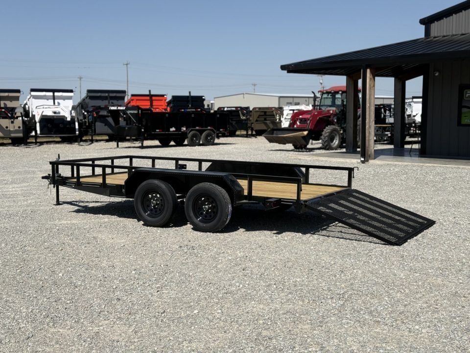 2027 MEB 77X14 TA / ELECTRIC BRAKE AXLE / 4FT FOLDING GATE / 6.9K GVWR Utility Trailer