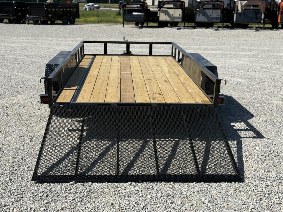 2027 MEB 77X14 TA / ELECTRIC BRAKE AXLE / 4FT FOLDING GATE / 6.9K GVWR Utility Trailer