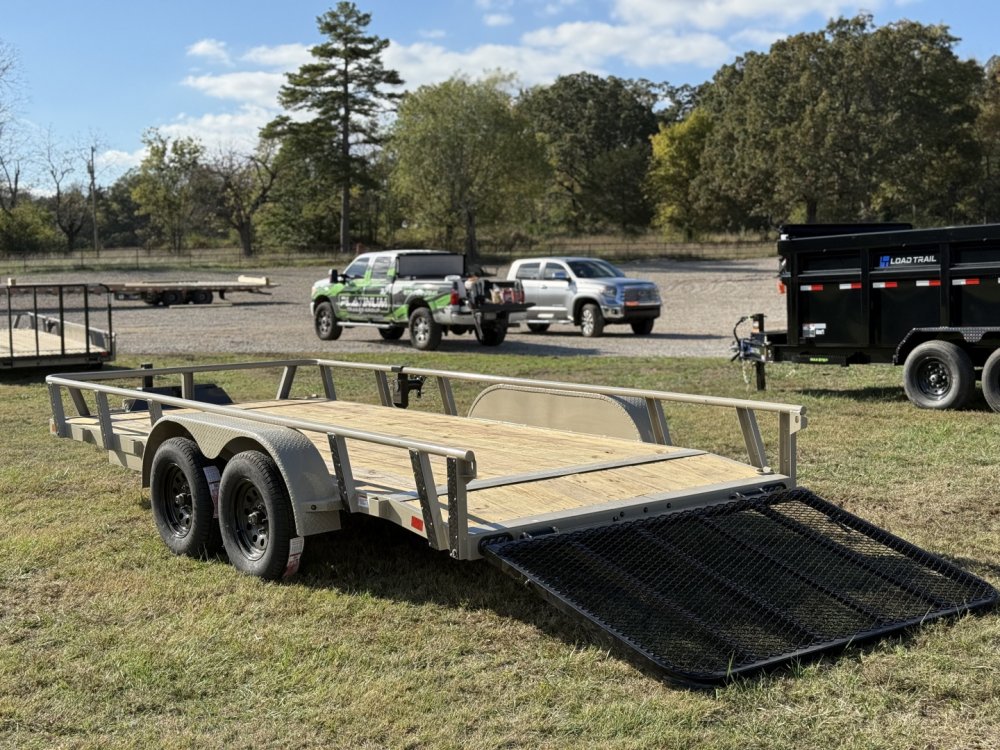 2026 RawMaxx UTX 77X16 W/TOOLBOX AND 4' FOLDING GATE 7K GVWR Utility Trailer
