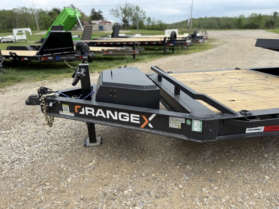 2026 OrangeX by RawMaxx 83x22 / ENGINEERED I-BEAM FRAME/ 14 PLY TIRES/ TOOLBOX / 16K GVWR Tilt Trail