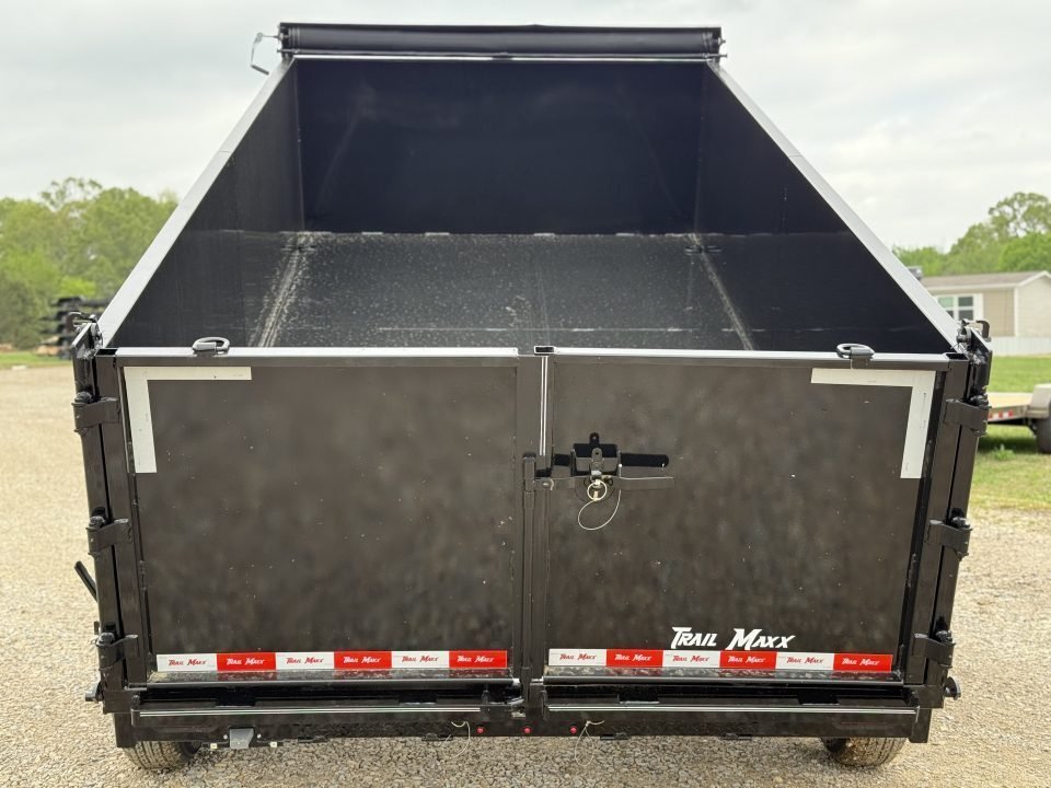 2026 Trail Maxx 83x14x3 Bumper Pull / TELESCOPIC / 14K GVWR Dump Trailer