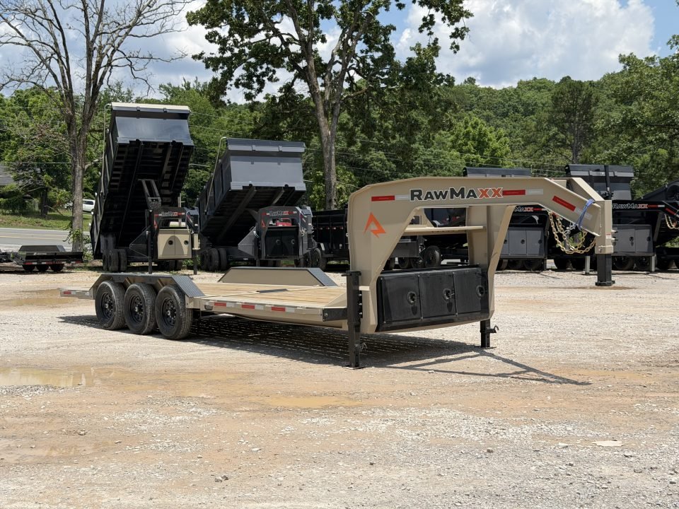 2026 RawMaxx G3X 102X26 21K GVWR PARTIAL Tilt Trailer