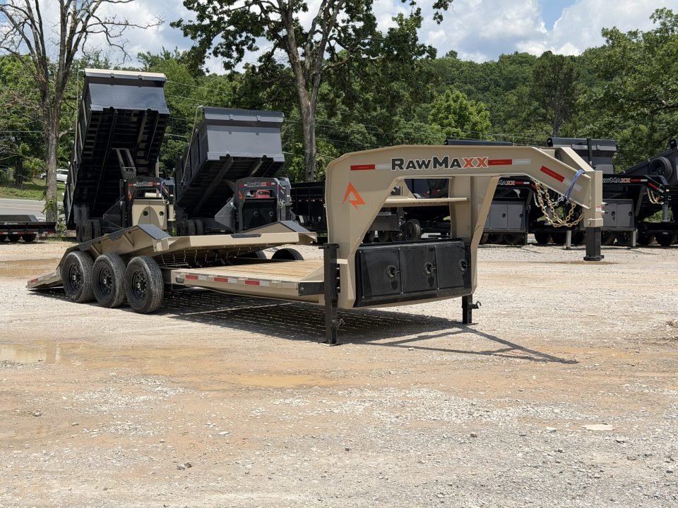 2026 RawMaxx G3X 102X26 21K GVWR PARTIAL Tilt Trailer