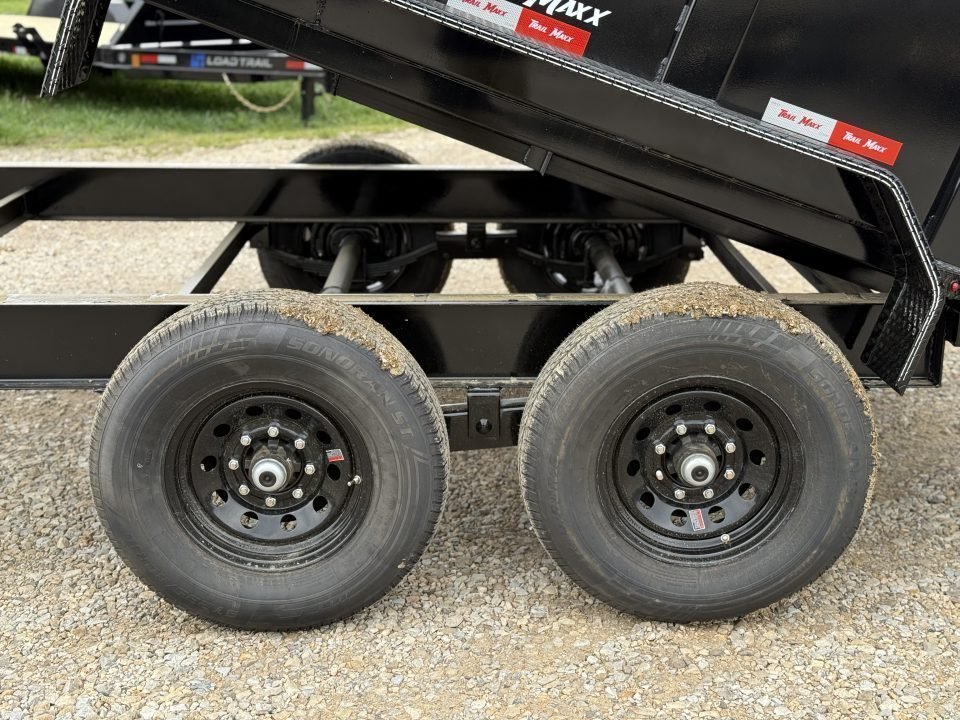 2026 Trail Maxx 83x14x3 Bumper Pull / TELESCOPIC / 14K GVWR Dump Trailer