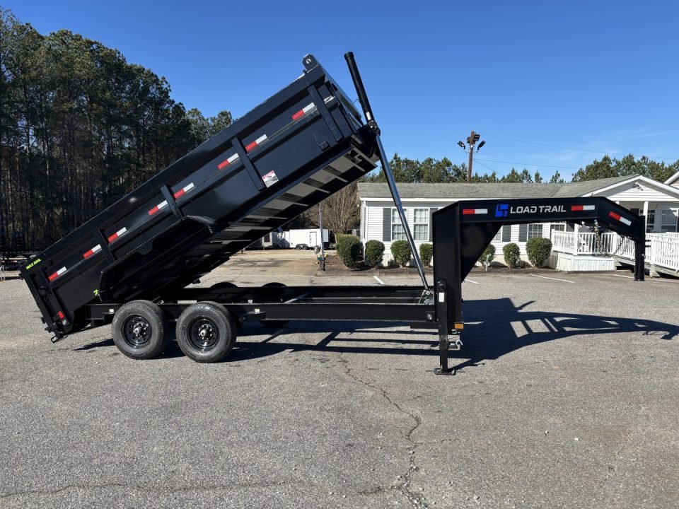 2027 Load Trail DG 83X14X3 HIGH SIDE 7 GAUGE FLOOR 14K GVWR GOSSENECK Dump Trailer