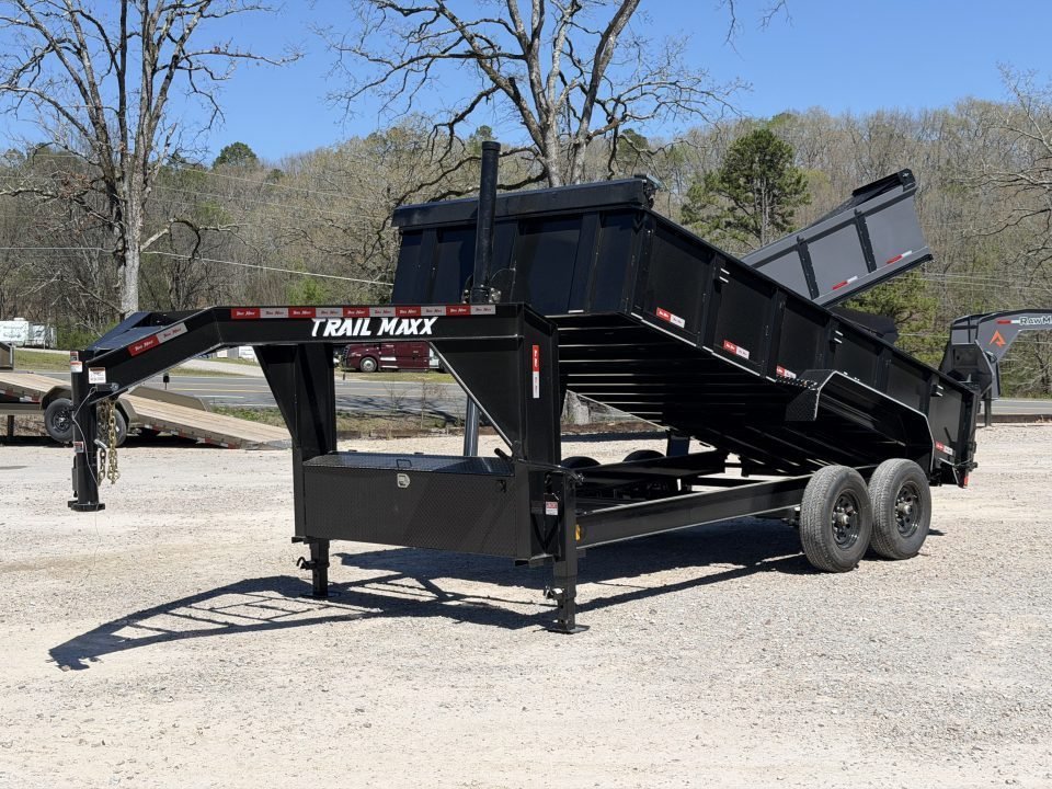 2026 Trail Maxx 83X16 14K GVWR GOOSENECK Dump Trailer
