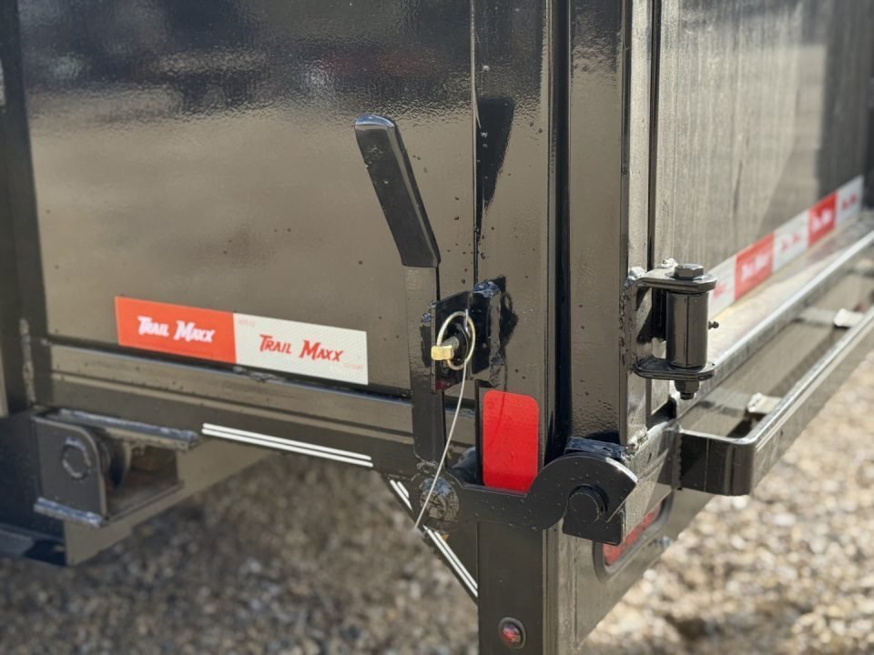 2026 Trail Maxx 83x14x2 Bumper Pull / Telescopic Hoist / 10 Ply Tires w/Spare / 14k GVWR Dump Traile