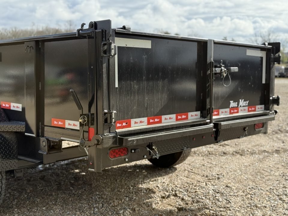 2026 Trail Maxx 83x14x2 Bumper Pull / Telescopic Hoist / 10 Ply Tires w/Spare / 14k GVWR Dump Traile