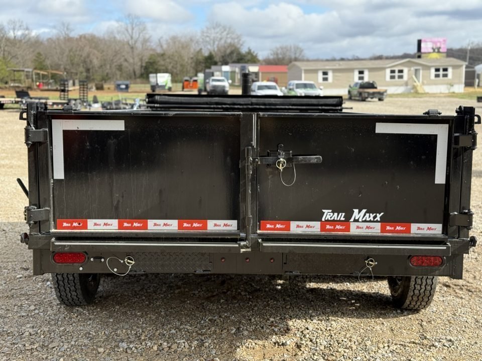 2026 Trail Maxx 83x14x2 Bumper Pull / Telescopic Hoist / 10 Ply Tires w/Spare / 14k GVWR Dump Traile