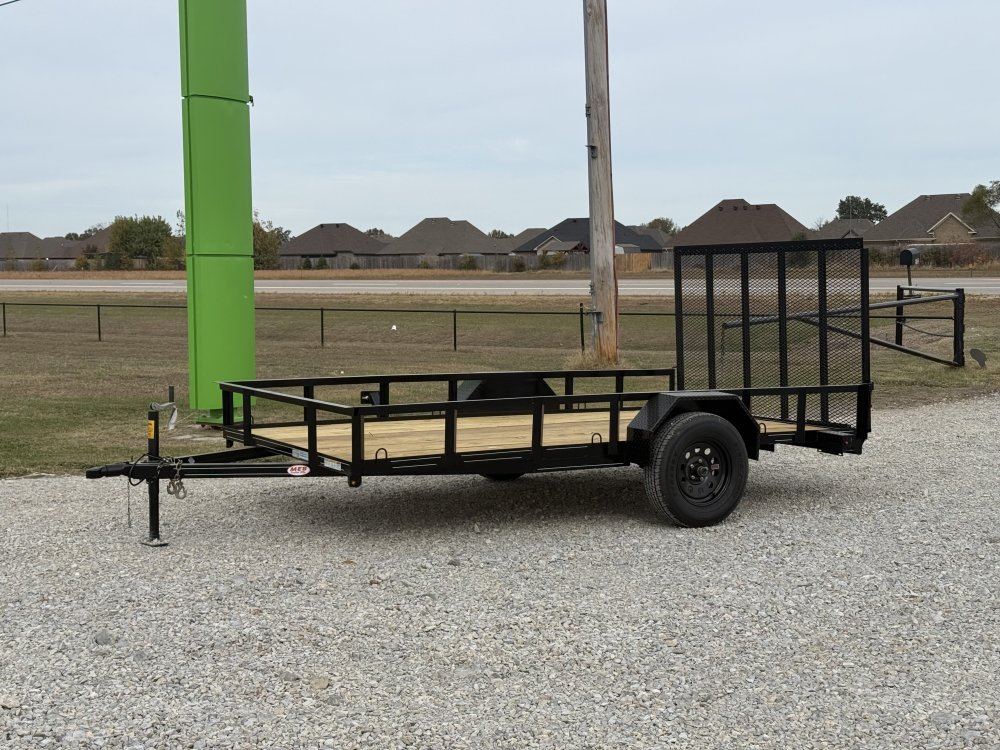2027 MEB 77X12 SA / SINGLE AXLE / FOLDING GATE / 2.9K GVWR UTILITY TRAILER
