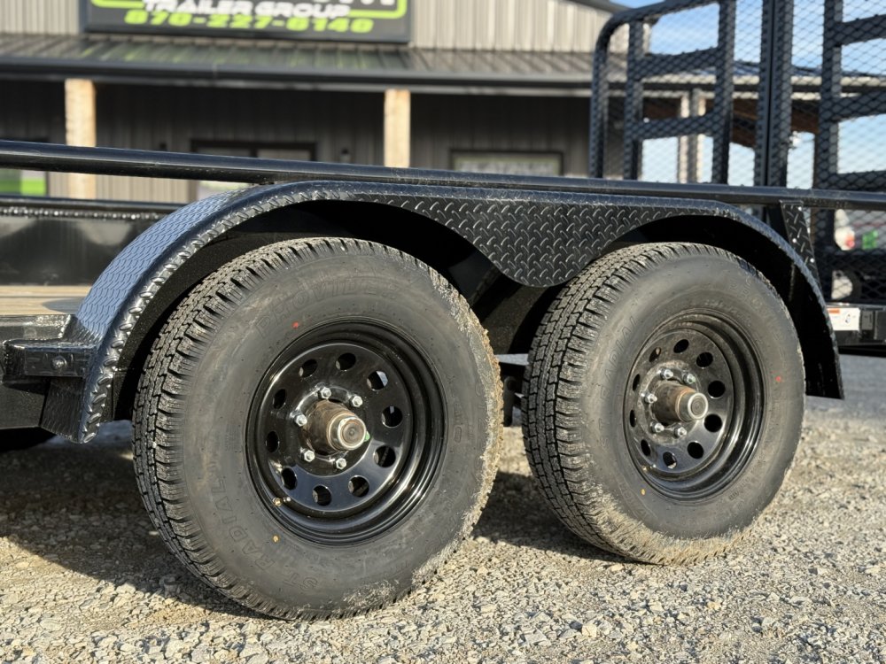 2026 RawMaxx UTX 83X16 W/TOOLBOX AND 4' HD FOLDING SPLIT GATE 10K GVWR Utility Trailer