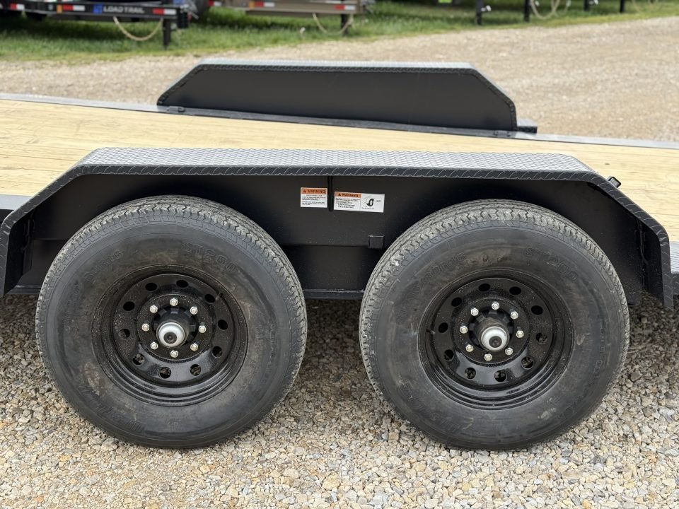 2026 OrangeX by RawMaxx 83X24 / ENGINEERED I-BEAM FRAME / LOCKING TOOLBOX / 14K GVWR Tilt Trailer