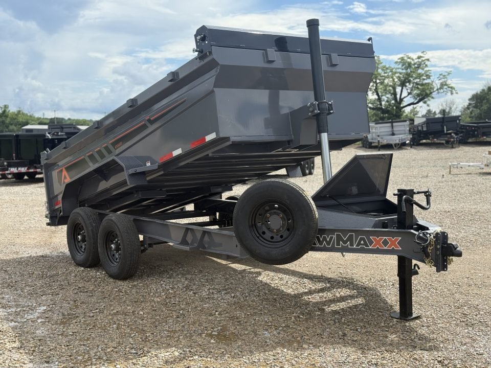 2026 RawMaxx GDX KNIGHT 83X14 / TELESCOPIC / I-BEAM FRAME / TARP KIT / 14 GVWR / 32" SIDES Dump Trai