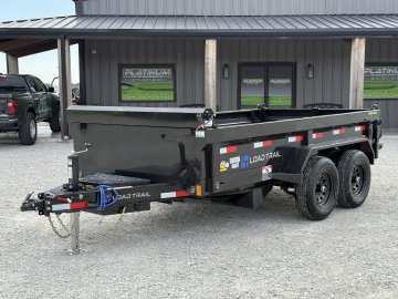 2027 LOAD TRAIL DE 72X12X18 W/RAMPS 9.99K GVWR DUMP TRAILER