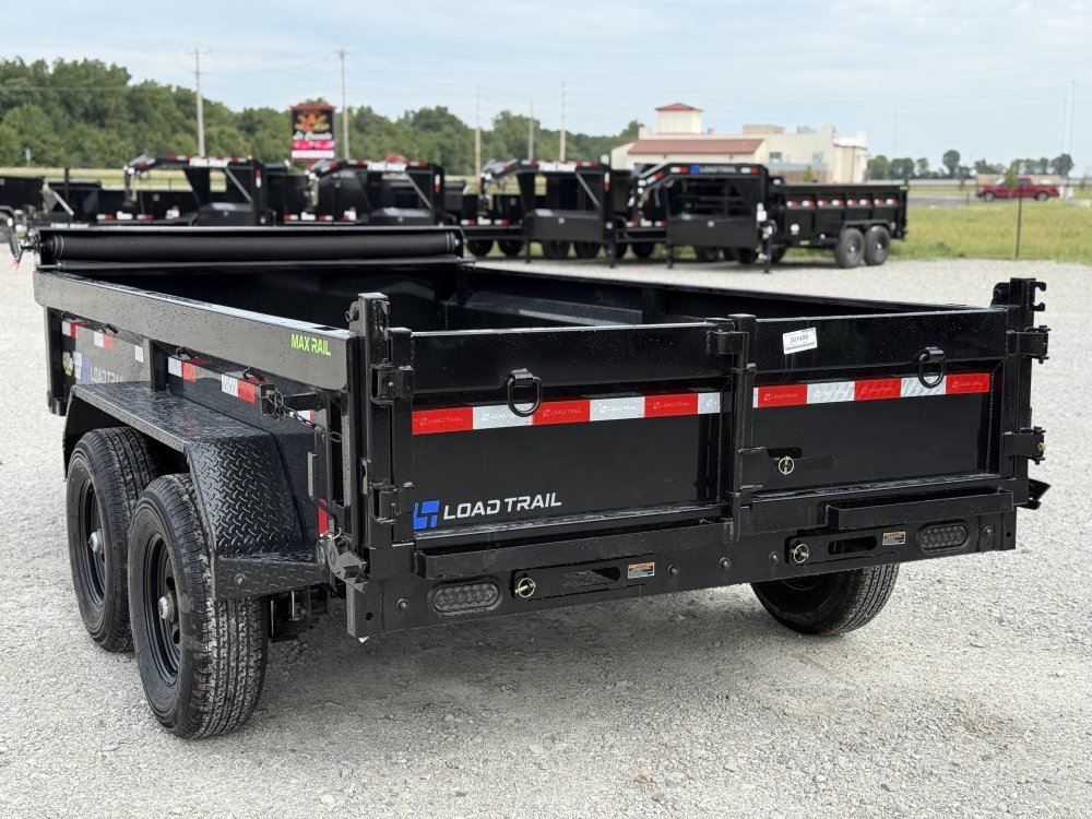 2027 LOAD TRAIL DE 72X12X18 W/RAMPS 9.99K GVWR DUMP TRAILER