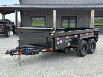 2027 LOAD TRAIL DE 72X12X18 W/RAMPS 9.99K GVWR DUMP TRAILER