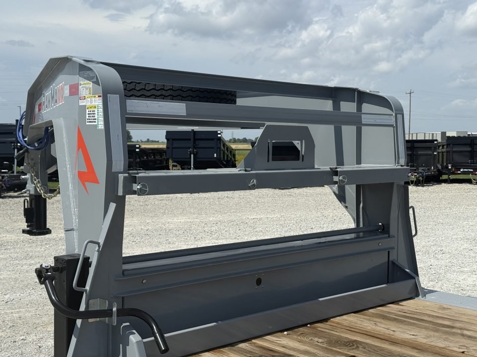 2026 RawMaxx LDX 102X44 LOWBOY W/14 PLYS, LOCKING CHAIN RACK, AND TORQUE TUBE 21K GVWR GOOSENECK Fla