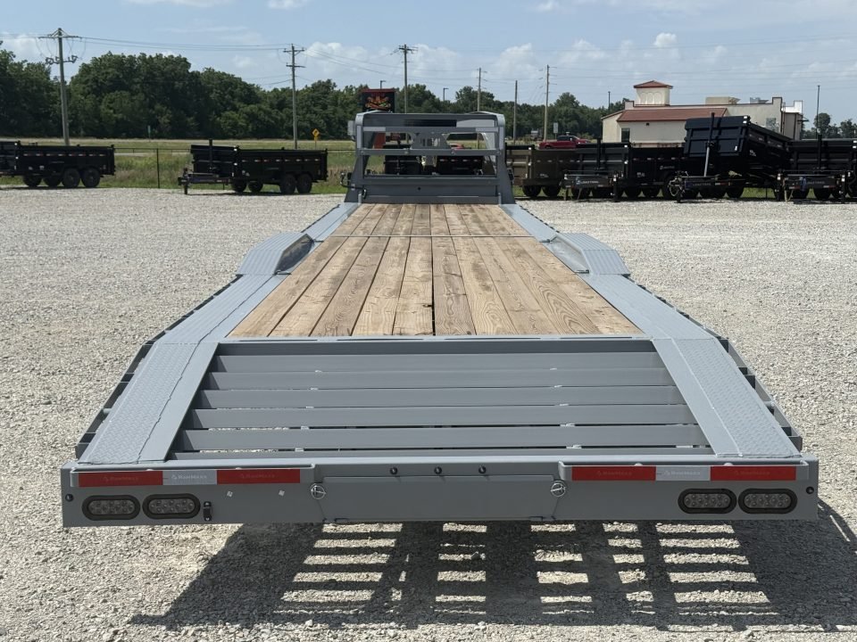 2026 RawMaxx LDX 102X44 LOWBOY W/14 PLYS, LOCKING CHAIN RACK, AND TORQUE TUBE 21K GVWR GOOSENECK Fla