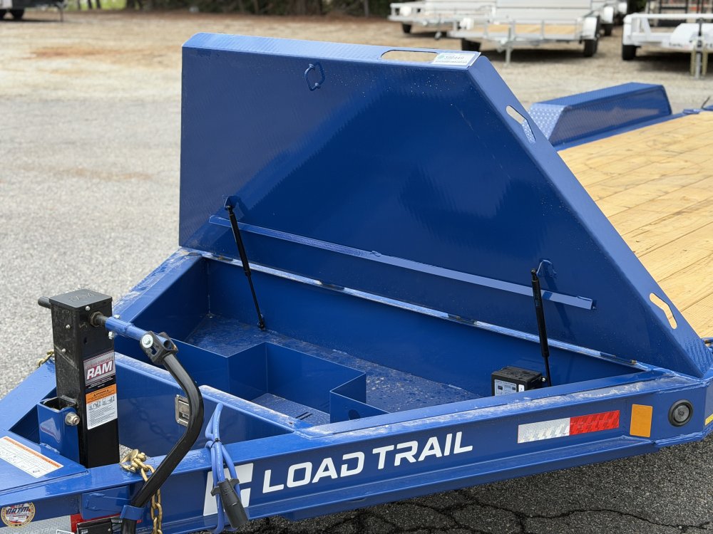 2027 Load Trail CB 83X20 / MAX RAMP / MAX TOOLBOX / CHAIN TIE DOWNS / 14K GVWR Equipment Trailer
