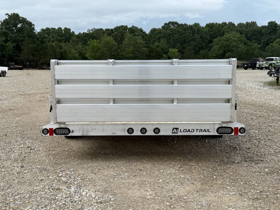 2026 Load Trail UA 83X18 TA / ALUMINUM FRAME/ 55" BI-FOLD TAILGATE / 2 BRAKE AXLES / ALUMINUM WHEELS