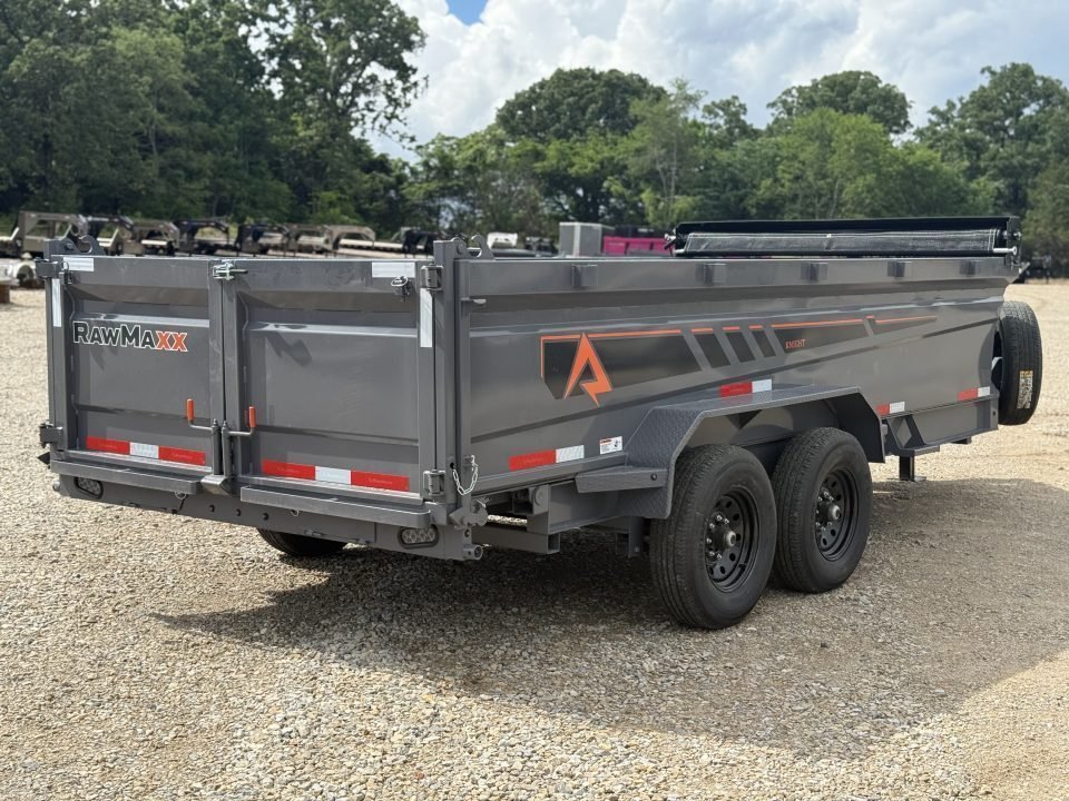 2026 RawMaxx GDX KNIGHT83X16 / TELESCOPIC / I-BEAM FRAME / TARP KIT / 14K GVWR / 32" SIDES / Dump Tr